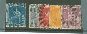 Barbados #45/56 Used Multiple