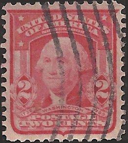 # 319b Used Carmine Rose George Washington Type I