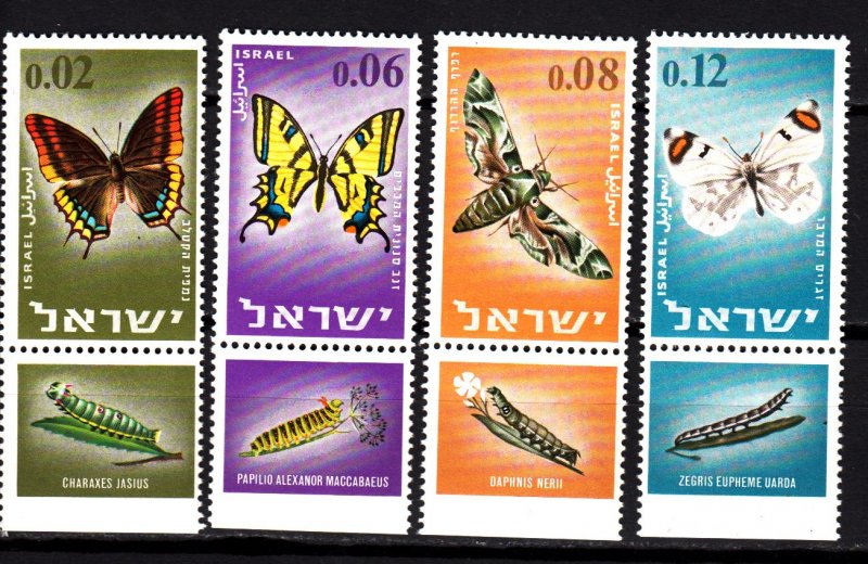 Israel 304-7 tabs mnh set
