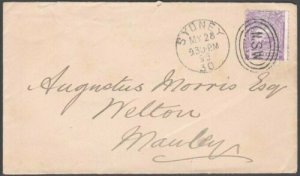 NEW SOUTH WALES 1895 1d on cover Sydney to Manly............................Q727 