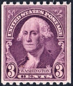 SC#722 3¢ Washington Coil Single (1932) MNH