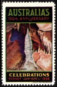 1938 Australia Poster Stamp 150th Anniversary Celebrations Sydney January-April