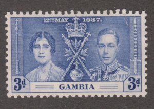 Gambia 131 Coronation Issue 1937