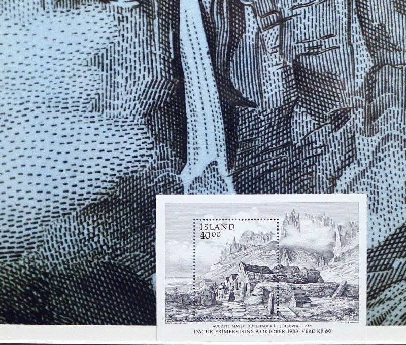 Iceland Scott #667 Nupsstadur watterfall by Cz Slania limited edition foil print