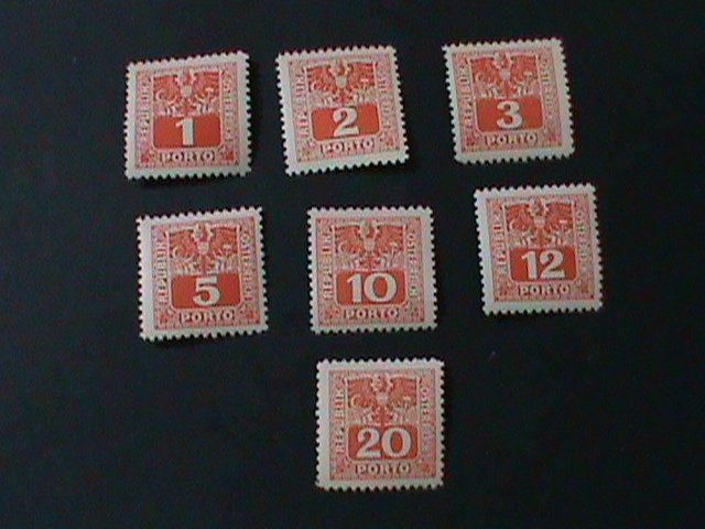 AUSTRIA-1945 SC#J175-181  POSTAGE DUE STAMPS-MNH VF WE SHIP TO WORLD WIDE