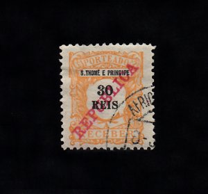 St Thomas & Prince Scott #J14 Used