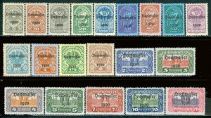 Scott #B30-49 Overprints MNH