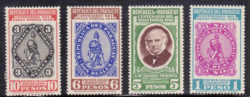 Paraguay Scott# 378-381 MH