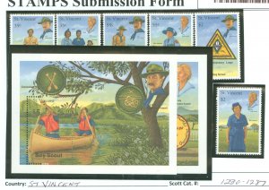 St. Vincent #1280-1287 Mint (NH) Souvenir Sheet (Scouts)