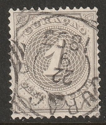 Netherlands Antilles 1889 Sc 13 used nice cancel