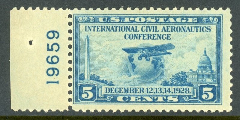 US Stamp #650 Aeronautics Conference 5c, MNH - CV $7.00