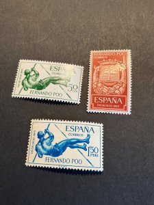 Stamps Fern Po Scott #234-6 hinged