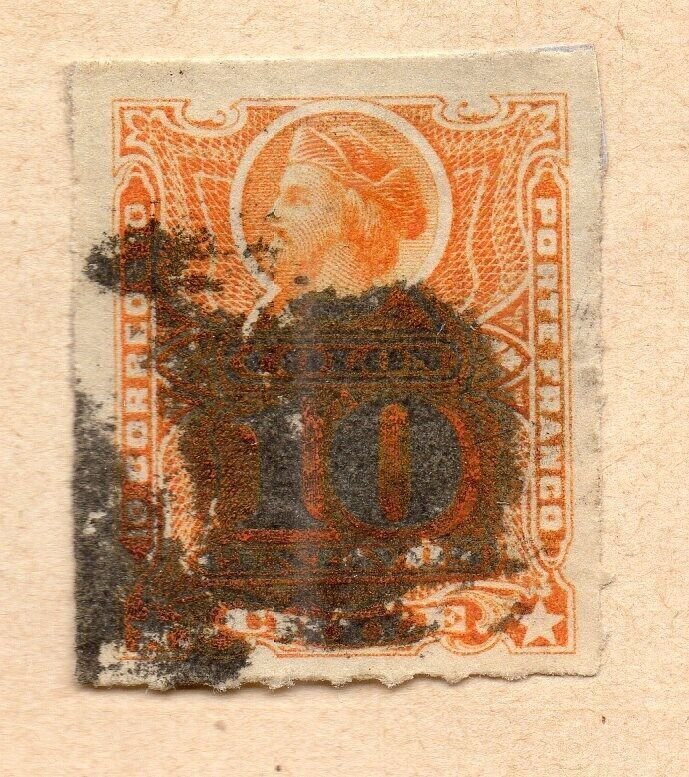 Chile 1880-85 Early Issue Fine Used 10c. NW-09264