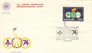 FDC: 1974, Uruguay, International Scouting (BSA1028)