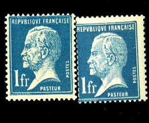 FRANCE #194 (2) MINT AV-FINE OG HR Cat $42