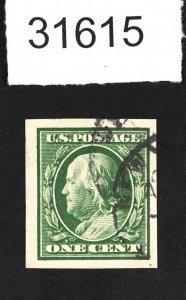 US STAMPS # 343 USED LOT #31615