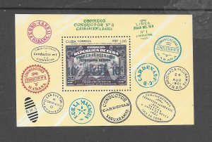 CUBA #2993 RAILWAY S/S MNH