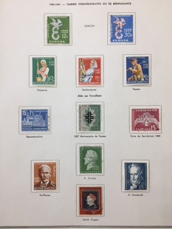 SAAR 1955/59 MH Used MNH Relief Heuse To 300F (Apx 80 Items) AB2815