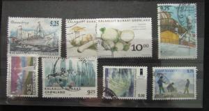 2005-2007 Greenland SC #452//493 Gronland asst used stamps