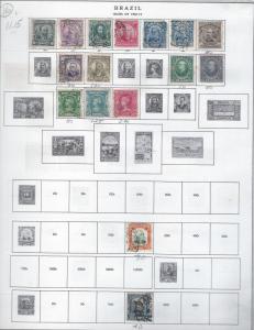 BRAZIL COUNTRY LOT 440 STAMPS SCV $147.05 STARTS AT 8% OF CAT