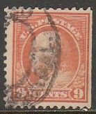 U.S. 506, 9¢ FRANKLIN. USED. F. (860)