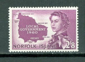 NORFOLK MAP  #42...MNH...$14.00