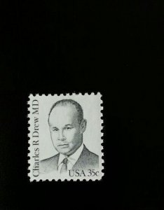 1981 35c Dr. Charles R. Drew MD American Physician Scott 1865 Mint F/VF NH