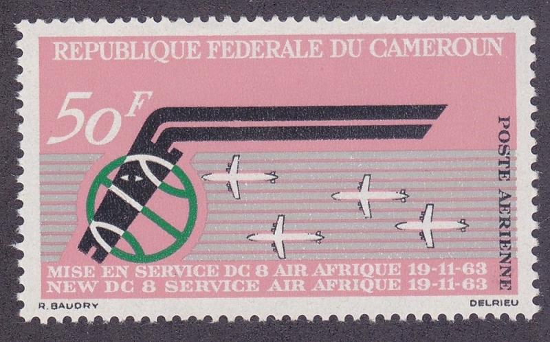 Cameroun C48 MNH 1963 Air Afrique Airmail Issue Very Fine