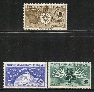 Turkey #1127-29, Mint Never Hinge