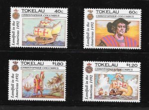 TOKELAU Sc#182-185 Complete Mint Never Hinged Set