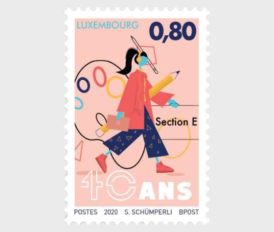 2020 Luxembourg Arts in Secondary Education (Scott NA) MNH