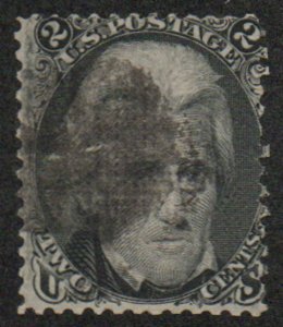 USA #93 F-VF, cork cancel, bold color! Retail $55