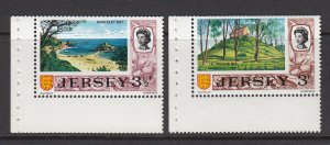 Jersey 1973  Booklet panes pair NHM