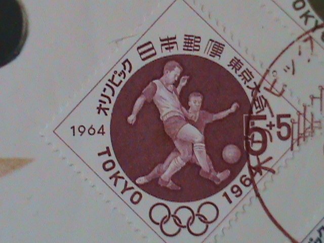 JAPAN-1964-SC# B28-31 OLYMPIC GAMES 1ST DAY COVER  MNH VF-60-YEARS OLD