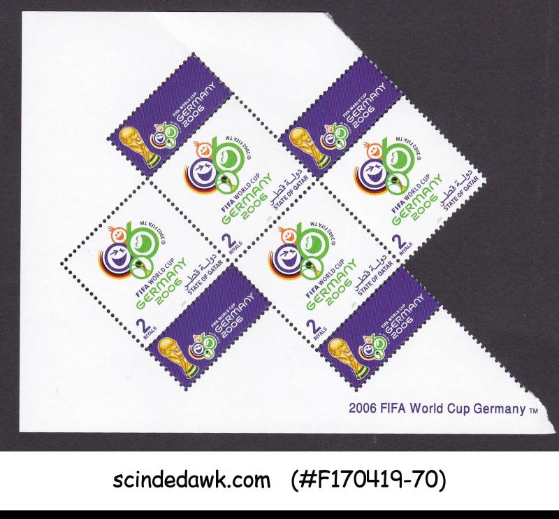 QATAR - 2006 FIFA WORLD CUP GERMANY - 4V - MINT NH