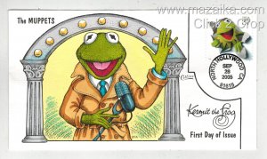 2005 COLLINS HANDPAINTED JIM HENSON & THE MUPPETS KERMIT THE FROG