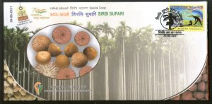 India 2021 Sirsi Supari Areca nuts GI Tag Special Cover # 18670