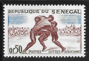 Senegal 202: 50c African wrestling, MH, F-VF