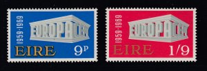 Ireland #242-3, 270-271 Mint - 2 Complete Europa Sets - SCV $6.80