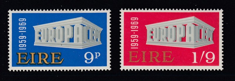 Ireland #242-3, 270-271 Mint - 2 Complete Europa Sets - SCV $6.80
