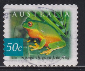 Australia 2163 Orange-Thighed Tree Frog 2003