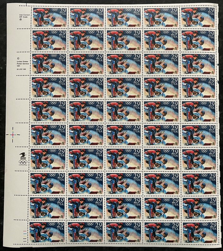 MALACK 2619 VF OG NH, 29c Olympic Baseball Sheet, ri..MORE.. sheet2619