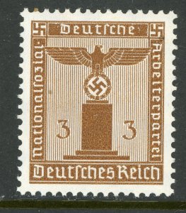 Germany 1942 Franchise Stamp 3pf Unwmk Scott # S13 MNH T703 ⭐⭐⭐⭐⭐⭐