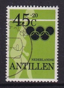 Netherlands Antilles #B176  cancelled 1980  Olympic games 45c