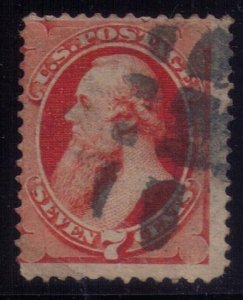 US Sc 149  Used  Vermilion 7c Fine