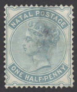 Natal Sc# 64 Used 1880 ½p Queen Victoria