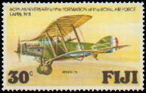 Fiji #385-388 Never Hinged Complete Set(4), 1978, Aviation, Never Hinged
