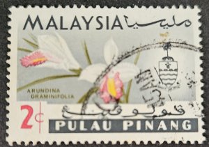 Malaya Penang 1965 SG67 2c. used