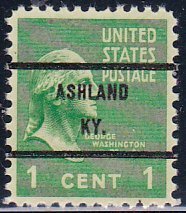 Precancel - Ashland, KY PSS 804-71 - Better Bureau Issue