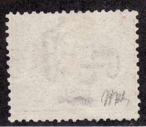 1892 San Marino numeral stamp surcharge 5 on 30 used signed Sc# 26 CV: $135.00